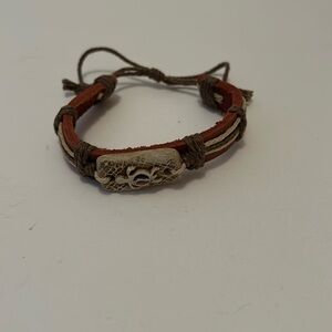Leather bracelet